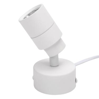 Imagem de Fockety Mini Luminária de Destaque, 4,8 x 2,4 pol. 3W, Regulável, em Liga de Alumínio, 3000K, Sem Fio, Luminária LED de Baixo Consumo de Energia para Plantas, Pinturas, Joias e Arte