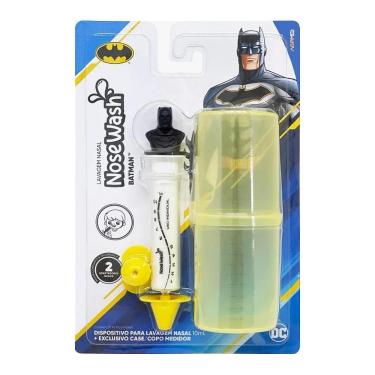 Imagem de Seringa Para Lavagem Nasal + Copo Medidor Batman Nosewash