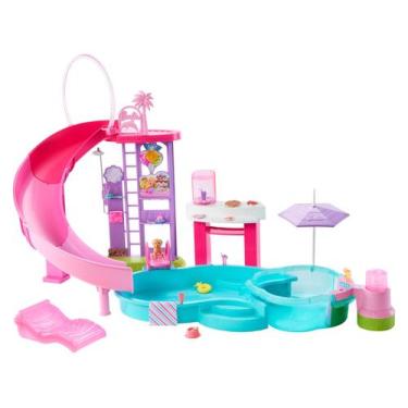 Imagem de Playset Barbie Piscina dos Sonhos Mattel 20 Peças 
