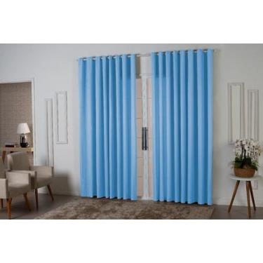 Imagem de Cortina Roma 3,00x2,20 Quarto Sala Escritorio - Imperial Moda Casa, Az