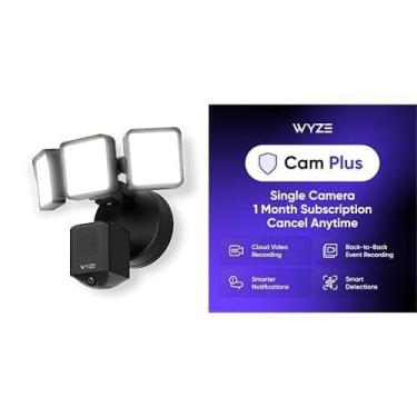 Imagem de Floodlight WYZE Floodlight Pro Black, pacote com 1 pacote com Cam Plus