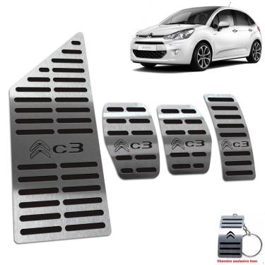 Imagem de Pedaleira Manual + Descanso Citroen C3 2013 2020 Preto
