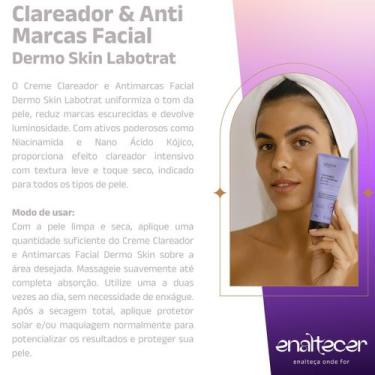 Imagem de Kit Clareador Facial Toque Seco e Argila Branca Firmadora e Clareadora