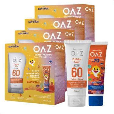 Imagem de Kit 4 - Kit Protetor Solar FPS 60 200ml e Baby FPS 70 125ml - OAZ
