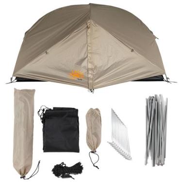 Imagem de Barraca Camping Ultraleve Proteção UV50 Até 2 Pessoas Acampamento Ao A