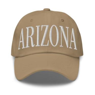 Imagem de Boné Arizona bordado Arizona Dad Hat, Caqui, tamanho �nico