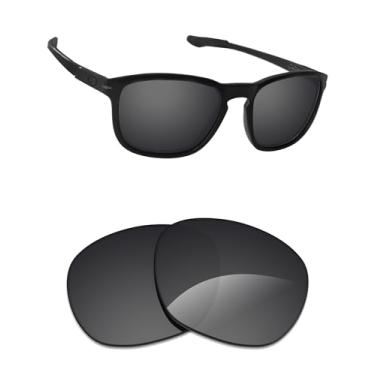 Imagem de Alphax Lentes de reposição polarizadas para óculos de sol Oakley Enduro OO9223 - Opções, Stealth Black