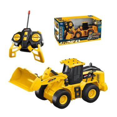 Imagem de Retroescavadeira De Brinquedo C/ Controle Remoto - FÊNIX
