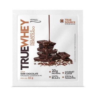 Imagem de Sache True Whey Protein True Source Dark Chocolate 32g, Dark Chocolate