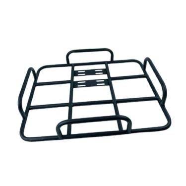 Imagem de oshhni Suporte traseiro para bicicleta Suporte traseiro para bicicleta para contraponto de alta capacidade para serviço pesado Prateleira para cestos, 50cmx40cm