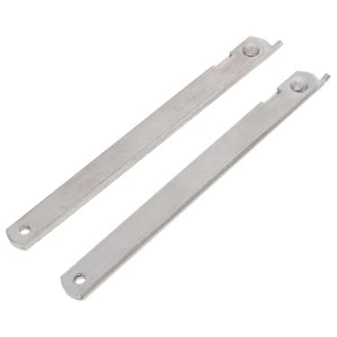 Imagem de ABOOFAN Suporte dobrável para mesa de aço inoxidável Dobrável Perna de Mesa Dobradiças de Bloqueio para Uso Móvel