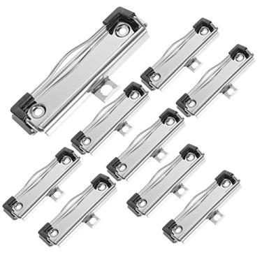 Imagem de Grampos de prancheta para serviço pesado, clipes de placa de arquivo de documentos, grampo de placa