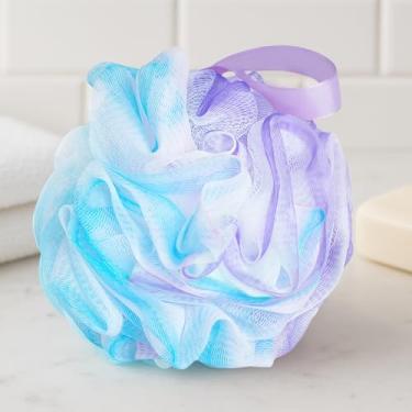 Imagem de Esponja de banho esfoliante para chuveiro, esponja de banho esfoliante de 75 g, buchas de banho para homens e mulheres