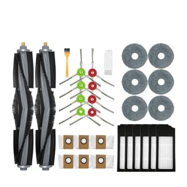 Imagem de Compatible With Ecovacs Deebot X1 Omni Accesories Robot Vacuum Cleaner Mop Cloth Dust Bag HEPA Filter Main Brush Rag Replaceable Spare Parts(Pink)