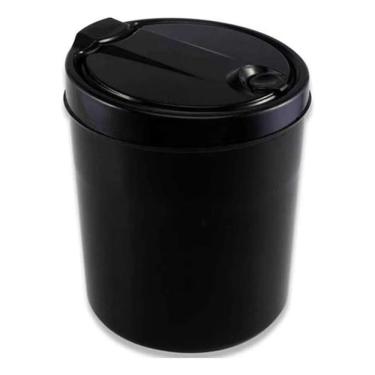 Imagem de 10X Lixeira Para Pia E Banheiro 3 Litros Preta Tampa Click