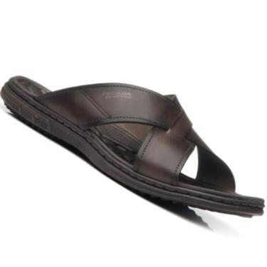 Imagem de Chinelo Pegada 533302 Masculino, Cafe, 46