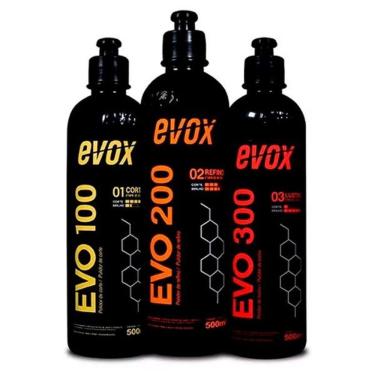 Imagem de Kit Polimento Classic Evox Verniz Macio Evo100 Evo200 Evo300