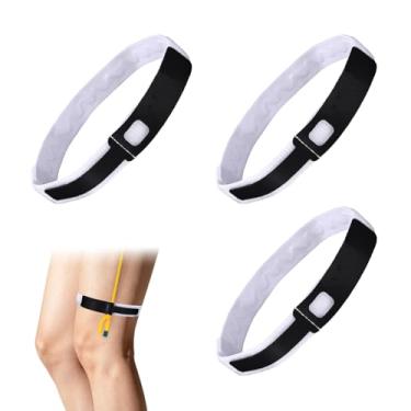 Imagem de 3un Tiras para Cateter de Perna, 53,6 x 2,6cm Tiras de Nylon Reutilizáveis para Cateter Perna Estabilizador Antiderrapante um Ajuste Seguro e Confortável