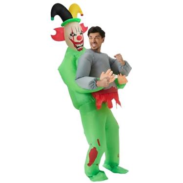 Imagem de EEkiiqi Supper Fantasia inflável engraçada de Natal para fantasia de Halloween/festa de Natal (assassino)