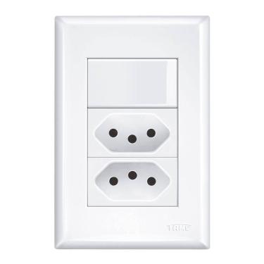 Imagem de Interruptor Simples E 2 Tomadas 2p+t 20a- 250v - Evidence Fame