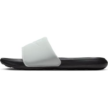 Imagem de Nike Sandália masculina Victori One Slide, Preto/prata claro, 39