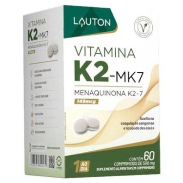 Imagem de Vitamina K2 Mk7 Menaquinona 60 Comprimidos-Unissex