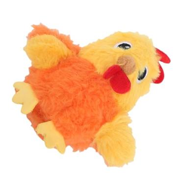 Imagem de SPYMINNPOO Brinquedo de Cachorro de Galinha, Brinquedo de Pelúcia Elétrico Estridente Com Detecção Inteligente para Brincadeiras Internas e Externas, Interativo para Animais de Estimação Com Sons