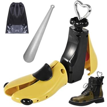 Imagem de eachway Maca De Sapato Feminina E Masculina, Bota Profissional, Largura Ajustável, Comprimento Para Pés Largos, Tamanhos P, 6-10, Masculino, 5-9, Pacote Amarelo Com 1 Unidade, Não Par