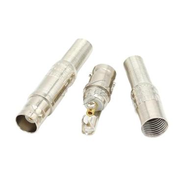 Imagem de Conector de fiação BNC sem solda Q9 macho fêmea 75-5 ohm (BNC-K-5 fêmea, 5 peças)