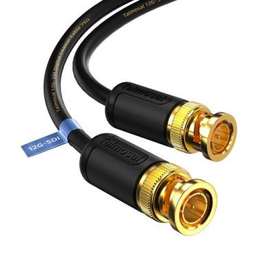 Imagem de Cabo SDI Talmosal 12G 3m RG11 Coaxial 4K BNC 75 Ohm Blackmagic