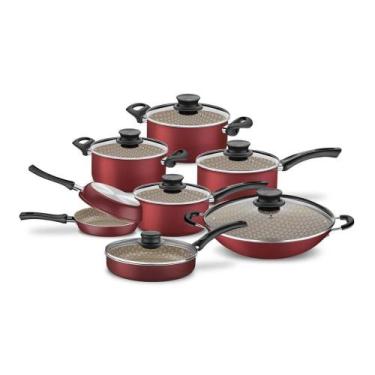 Imagem de Jogo Panelas Salvador 7 Pcs Alumínio Antiaderente Tramontina