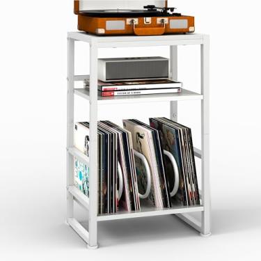 Imagem de ZEXVIDA Suporte para toca-discos de vinil para mesa de canto