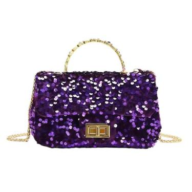 Imagem de Bolsa de noite, bolsas clutch para mulheres, bolsa de lantejoulas, bolsas para férias, viagens, banquetes