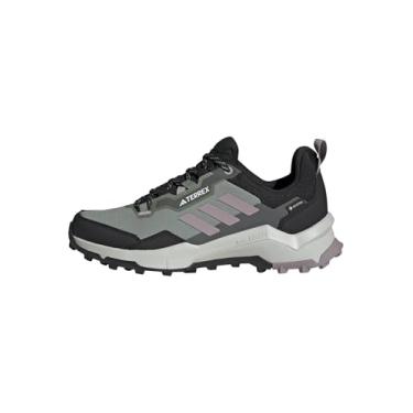 Imagem de adidas Tênis de caminhada feminino Terrex Ax4 Gore-tex, Prata verde/pré-amada fig/preto, 7