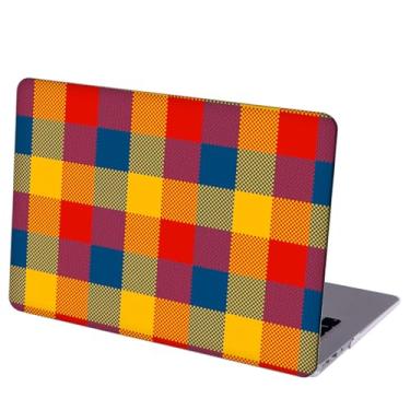 Imagem de MINGDAO Compatível com MacBook Air 13 polegadas Retina Display com Touch ID, capa rígida com capa de teclado e protetor de tela (M1 A2337 A2179 A1932, versão 2018-2020) - Xadrez MD5672