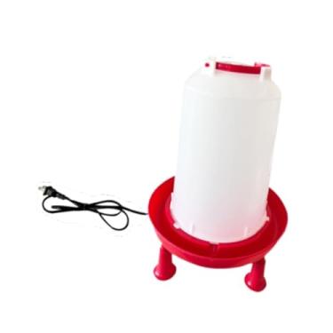 Imagem de Bothyi Água aquecida para galinhas no inverno, equipamento agrícola de grande capacidade, base versátil de temperatura constante para perus, pintinhos e, 31x42cm