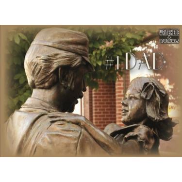 Imagem de Write Here Journals: Number One Dad Journal Edition Custom Journal Lined Paper 100 Pages 8.25"x6" Glossy Cover Finish: Volume 7