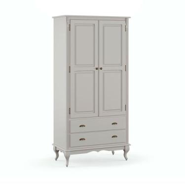 Imagem de Guarda-Roupa com 2 Portas e 2 Gavetas de Madeira Hannover - M560818 - 