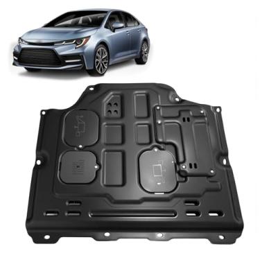 Imagem de Frencstr Protetor contra respingos do motor dianteiro adequado para Toyota Corolla 2020-2025 Protetor de capa de motor adequado para Corolla sob a tampa do motor abas de lama substituem diretamente o