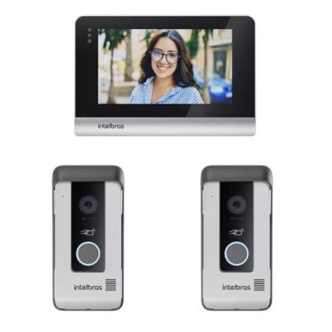 Imagem de Video Porteiro Eletronico Intelbras Mvw 7070+ 2 Modulos Externos