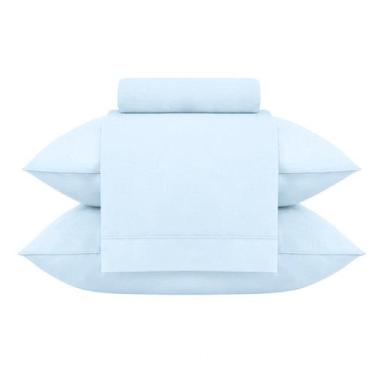 Imagem de Kit Jogo de Lençol Buddemeyer 4 Peças Cama Queen 200 Fios Gran Percall