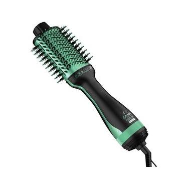 Imagem de Escova Secadora GA.MA Italy Babosa Brush 3D 1200/1300W Preta/Verde - Bivolt