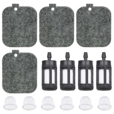 Imagem de Bynor Substituição de filtro 4229 120 1800 para sopradores de mochila Stihl 4229 120 1800 4229 124 1500 BG45 BG46 BG55 BG65 com filtro de combustível e lâmpada primária