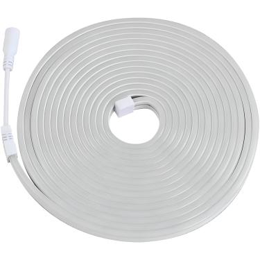 Imagem de Fita LED Neon 5 Metros Siliconado Decoração Flexível - Decoração Criativa e Segura | Cor:Branco Frio