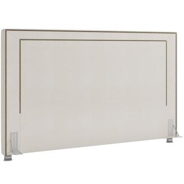 Imagem de Cabeceira Cama Box Casal 140 cm P05 Berlim Linho Creme - Lyam Decor