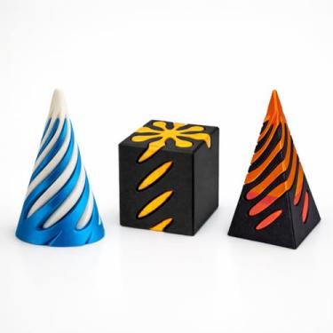 Imagem de Brinquedo Antiestresse Espiral Giratório, Fidge Toy, Giro Suave, Toque Confortável, Várias Cores, Ansiedade, Foco (Kit com 3)