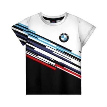 Imagem de Camiseta Masculina De Verão BMW Manga Curta Moda Casual Esportiva Corr