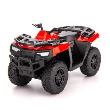Imagem de Brinquedo ATV RMZ City 1:36 Diecast Pull Back Red 9,7 cm