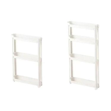 Imagem de Armário De Armazenamento Multi-camadas Estreito Para Atrás Da Porta, P