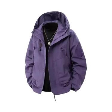 Imagem de Jaqueta Tática Masculina Impermeável E Respirável Com Capuz, Casaco Ve